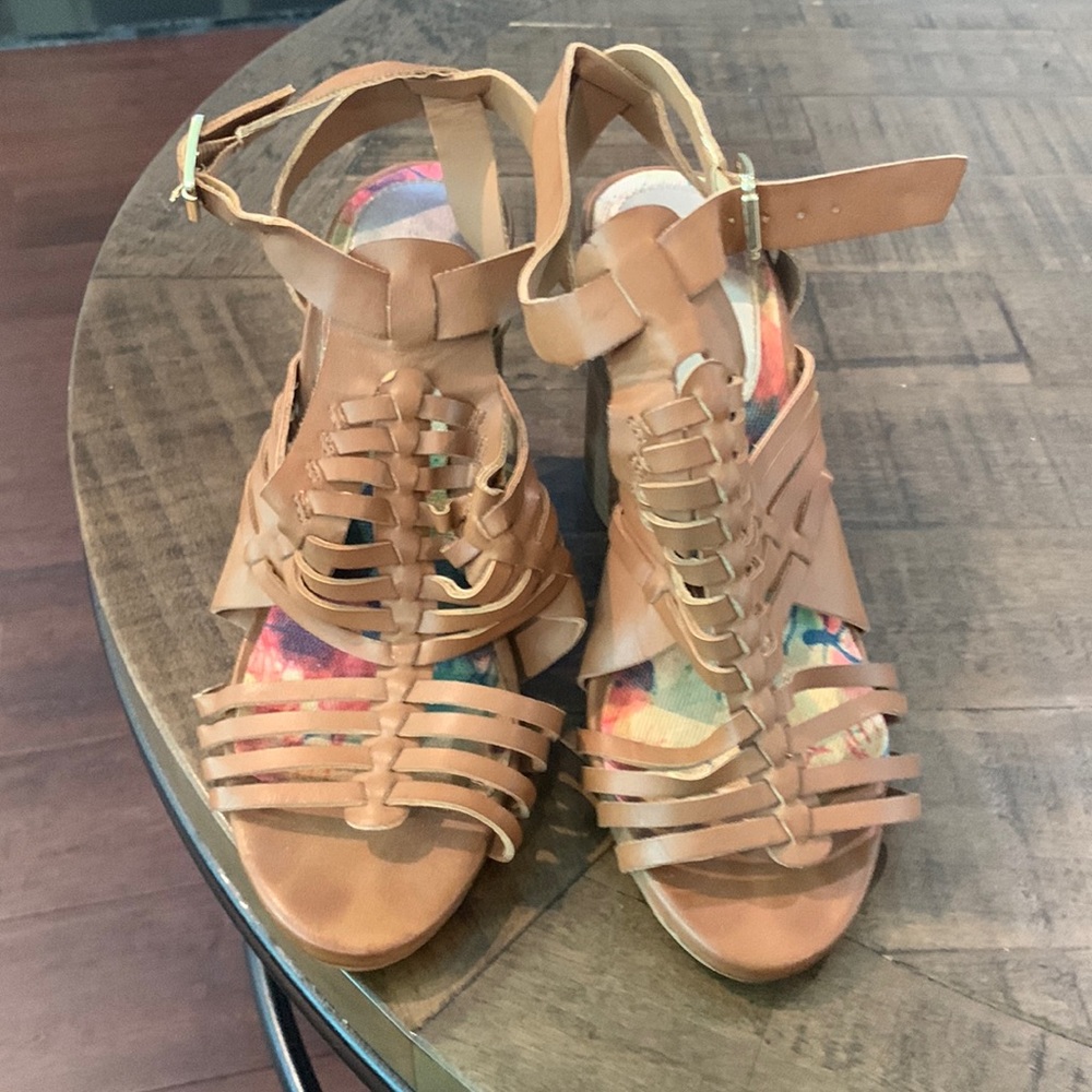 Pair of madden girl wedge heels